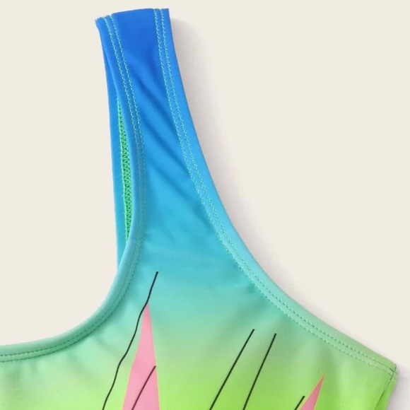 Dua Lipa Manga One Piece Purple Bodysuit - Picture 5 of 6